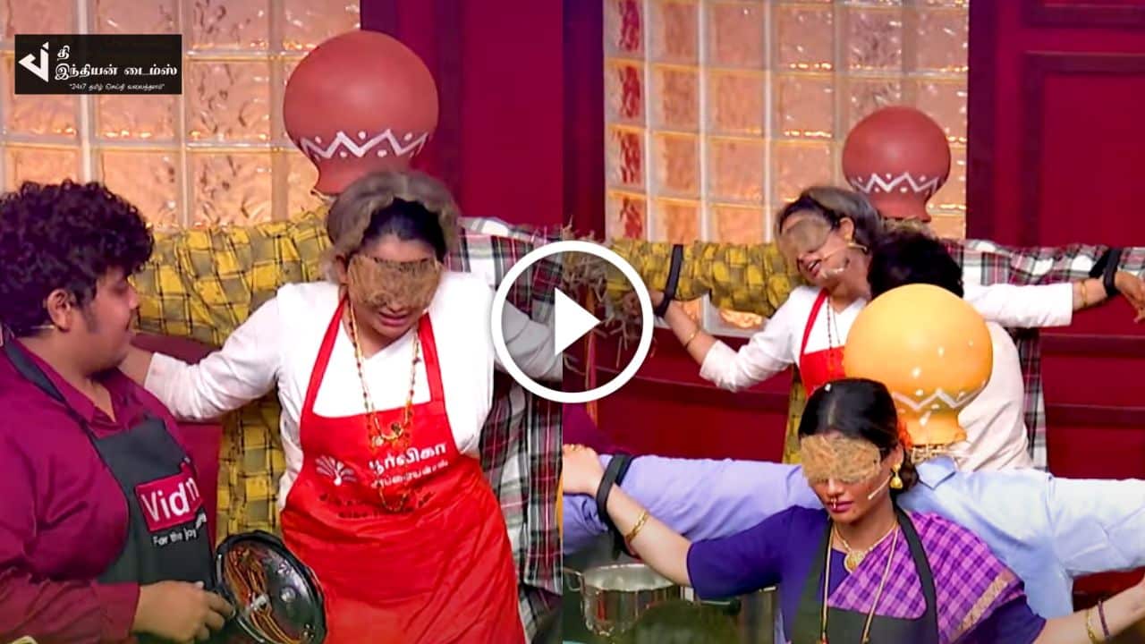 வந்தாச்சு சோளக்காட்டு பொம்மை டாஸ்க்… பரீனாவை வச்சி செய்யும் VTV கணேஷ்… Cook With Comali promo 2