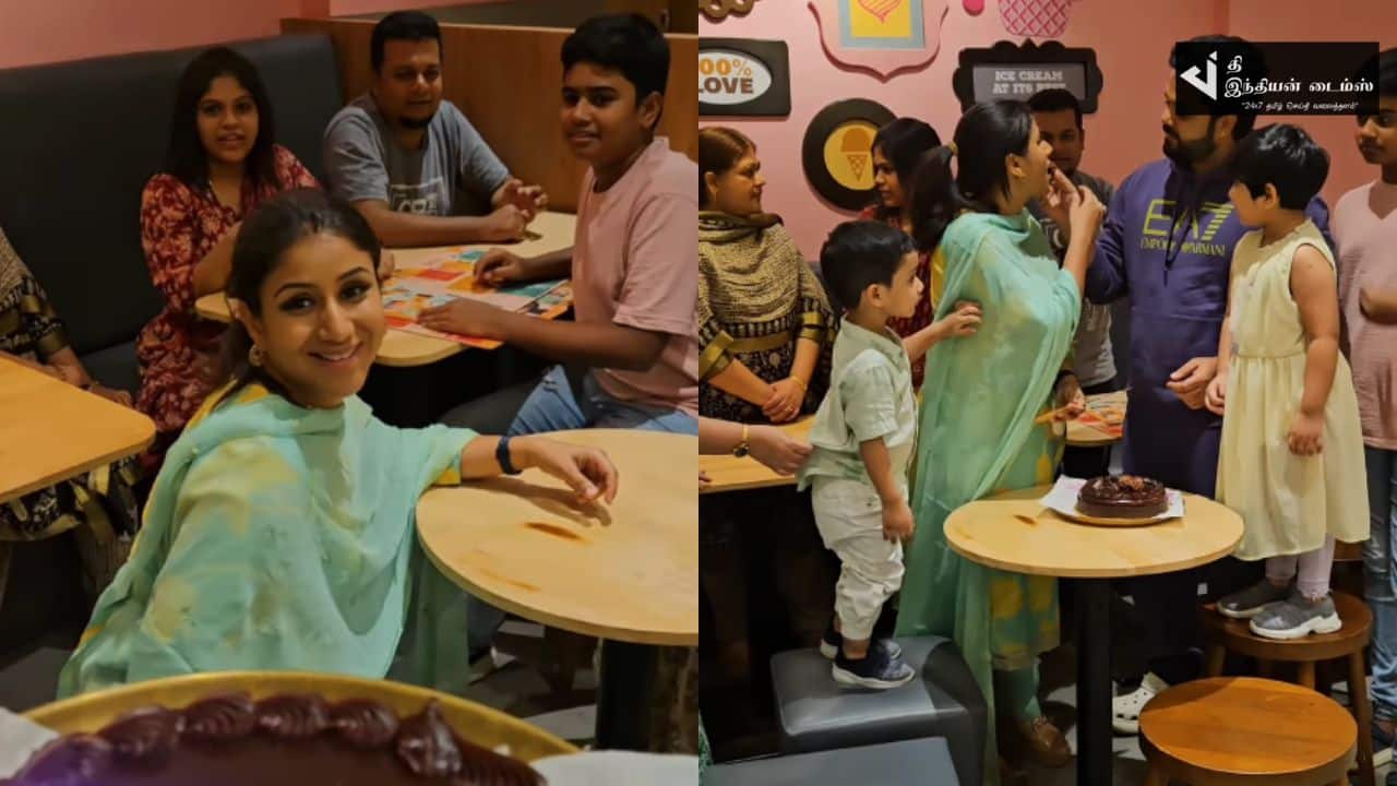 மனைவி ஆல்யாவின் பிறந்தநாளை கொண்டாடிய சஞ்சீவ்