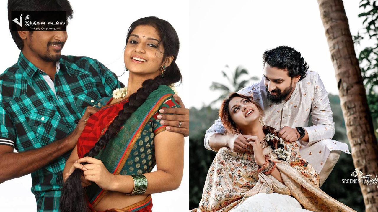 மனம் கொத்தி பறவை நாயகி ஆத்மீயாவின் கணவருடன் எடுத்துக்கொண்ட புகைப்படங்கள்