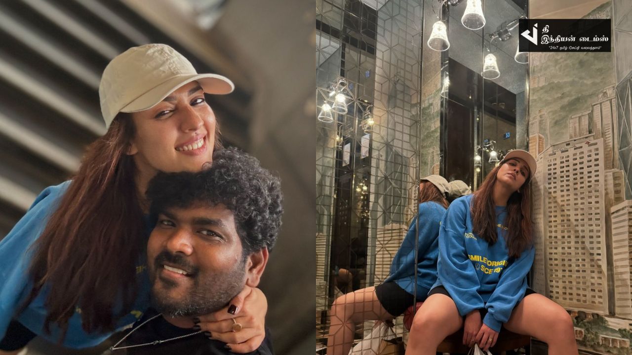 விக்கி உடன் ஜாலியாக வெளிநாடு TOUR கிளம்பிய நடிகை நயன்தாரா