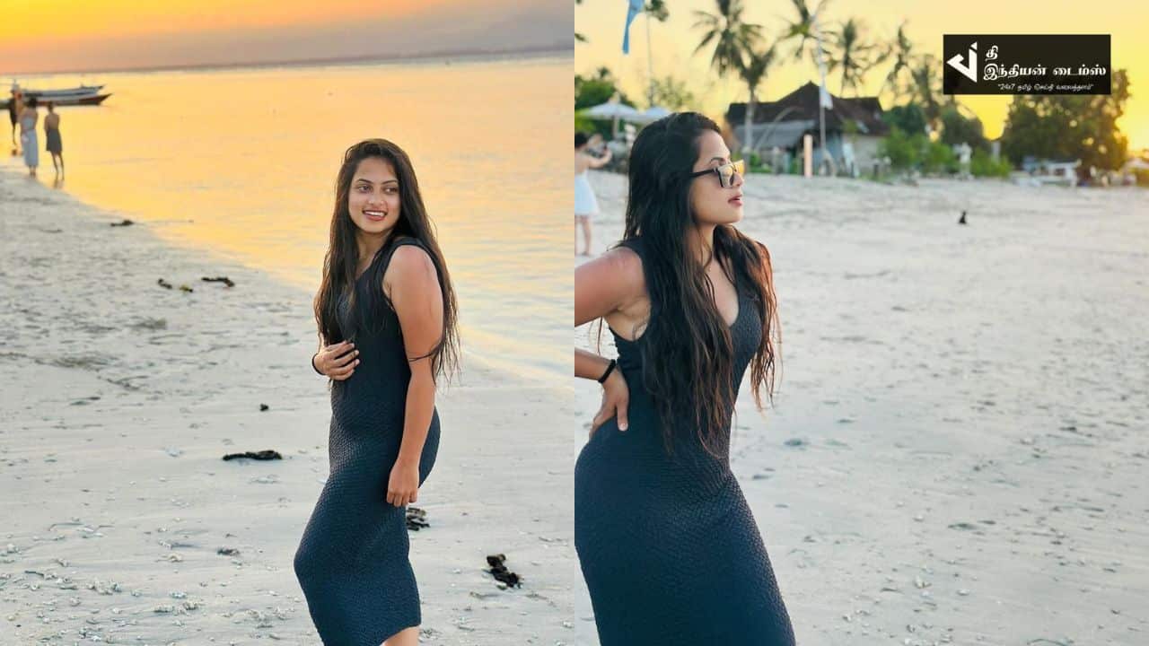 வெளிநாட்டு தீவில் எதிர்நீச்சல் சீரியல் ஜனனி