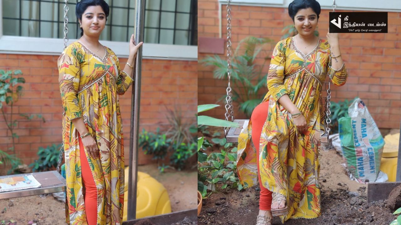 சீரியல் நடிகை மஹாலக்ஷ்மியை வளைத்து வளைத்து போட்டோ எடுத்த ரவீந்தர்