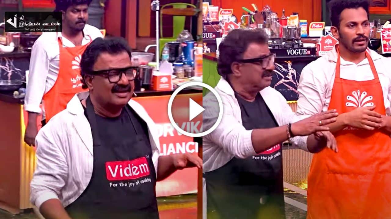 கோமாளிகளுடன் பயங்கர VIBE செய்யும் VTV கணேஷ்… Cook With Comali promo