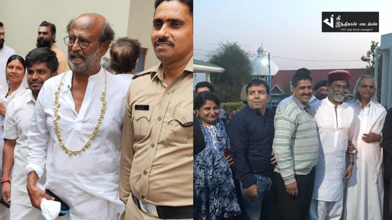 இமயமலையில் தியானம் செய்ய சென்ற சூப்பர் ஸ்டார் ரஜினி புகைப்படங்கள்