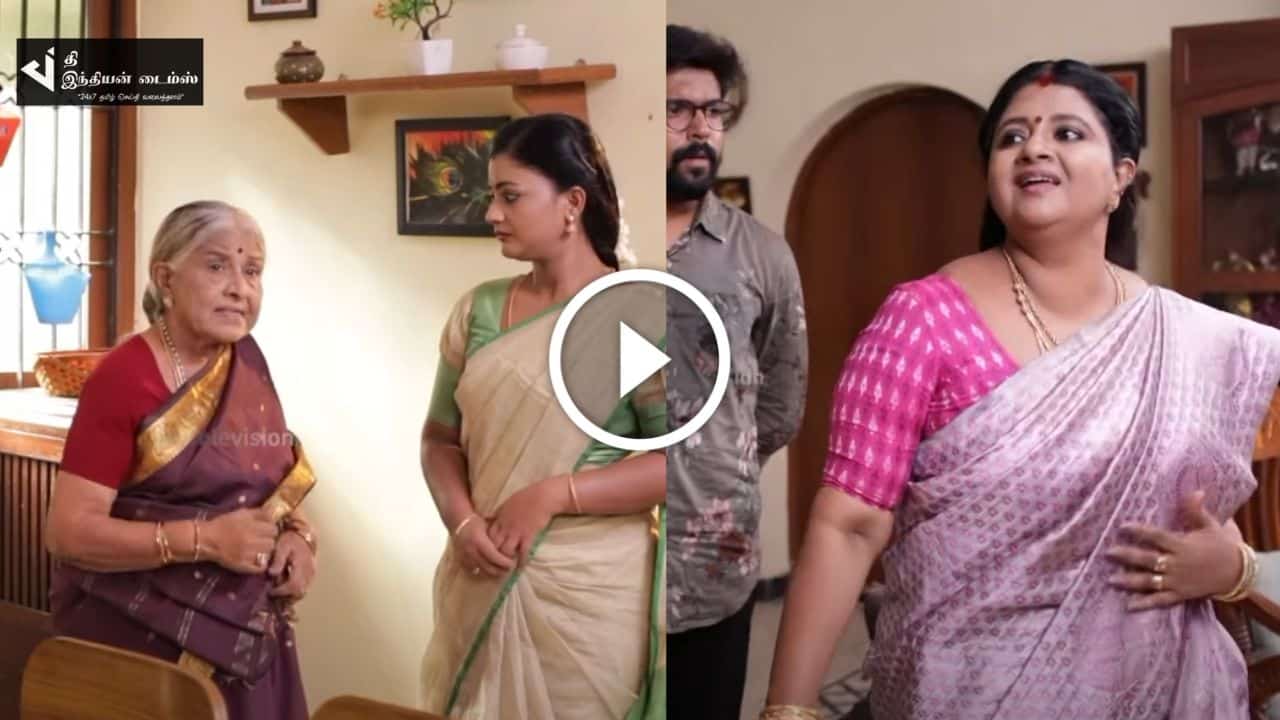 என்ன விஜயா வீட்டுல வேலை பார்க்க மாட்டியா… கிழித்தெடுத்த மாமியார்… சிறகடிக்க ஆசை ப்ரோமோ