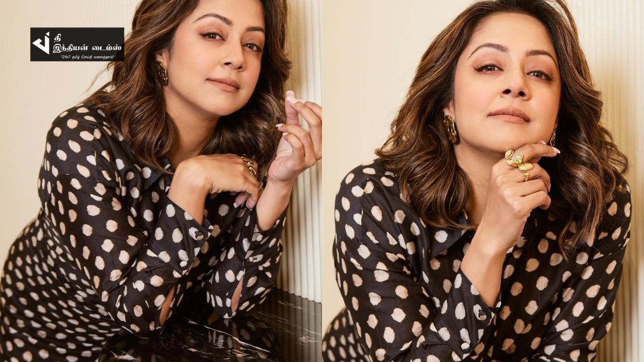 படத்தின் ப்ரோமோஷனுக்காக மாஸாக போஸ் கொடுத்த நடிகை ஜோதிகா