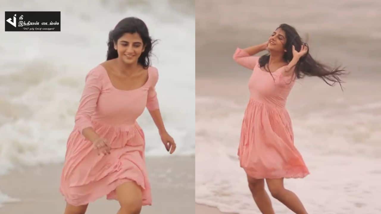 கடற்கரையில் துள்ளிக்குதித்து விளையாடும் சீரியல் நடிகை கேபி