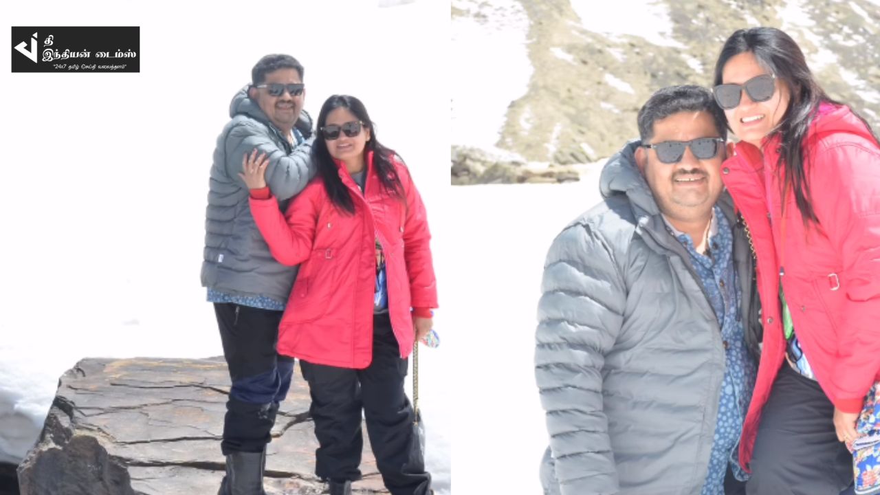 காதல் மனைவியுடன் காஷ்மீரை கலக்கும் CHEF வெங்கடேஷ் பட்
