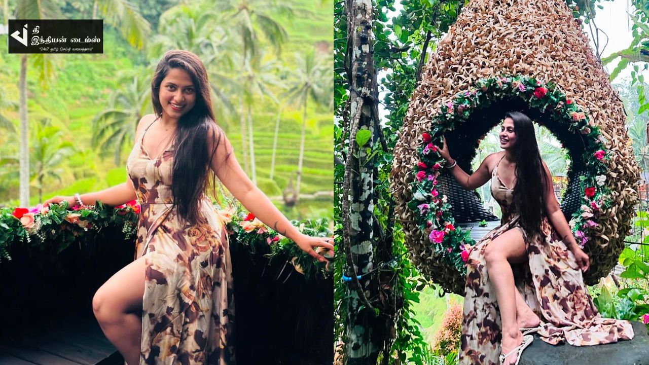 எதிர்நீச்சல் ஜனனி மாலத்தீவில் அரைகுறை ஆடையில் வெளியிட்ட புகைப்படங்கள்