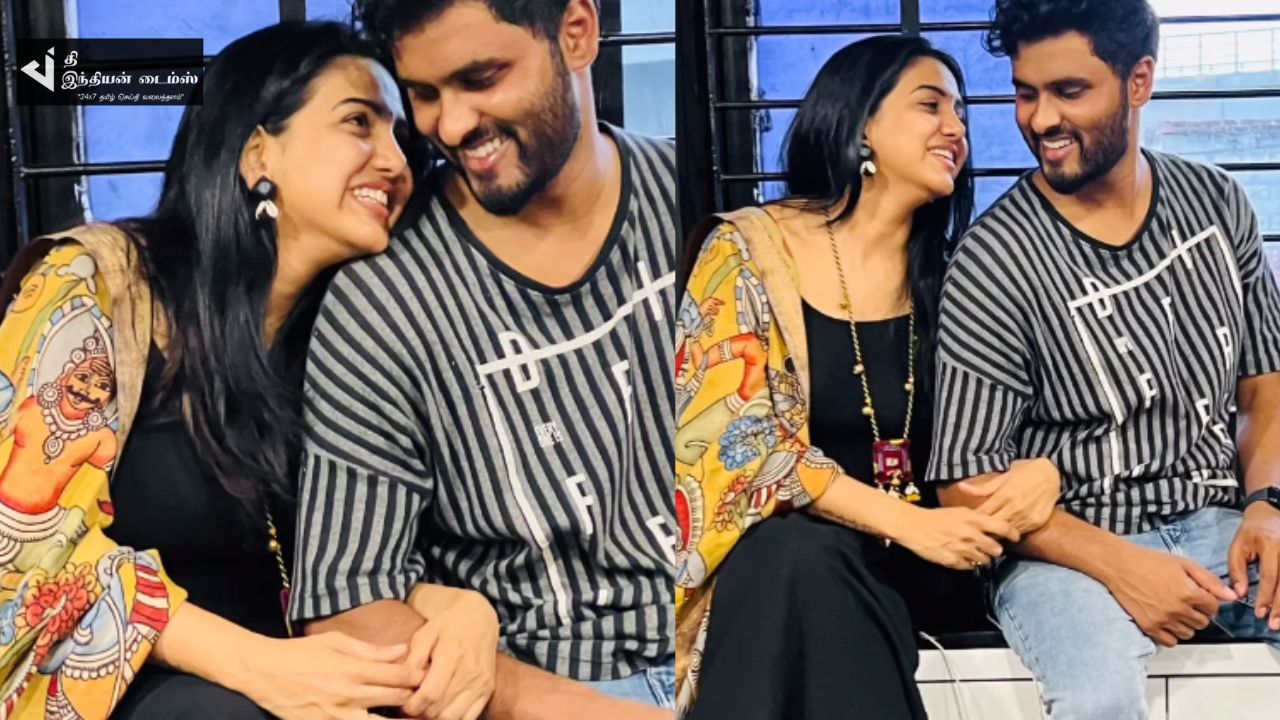 மாமா மேல சாஞ்சிக்கோ பாவனி… அமீர் பாவனியின் ரொமேன்டிக் புகைப்படங்கள்