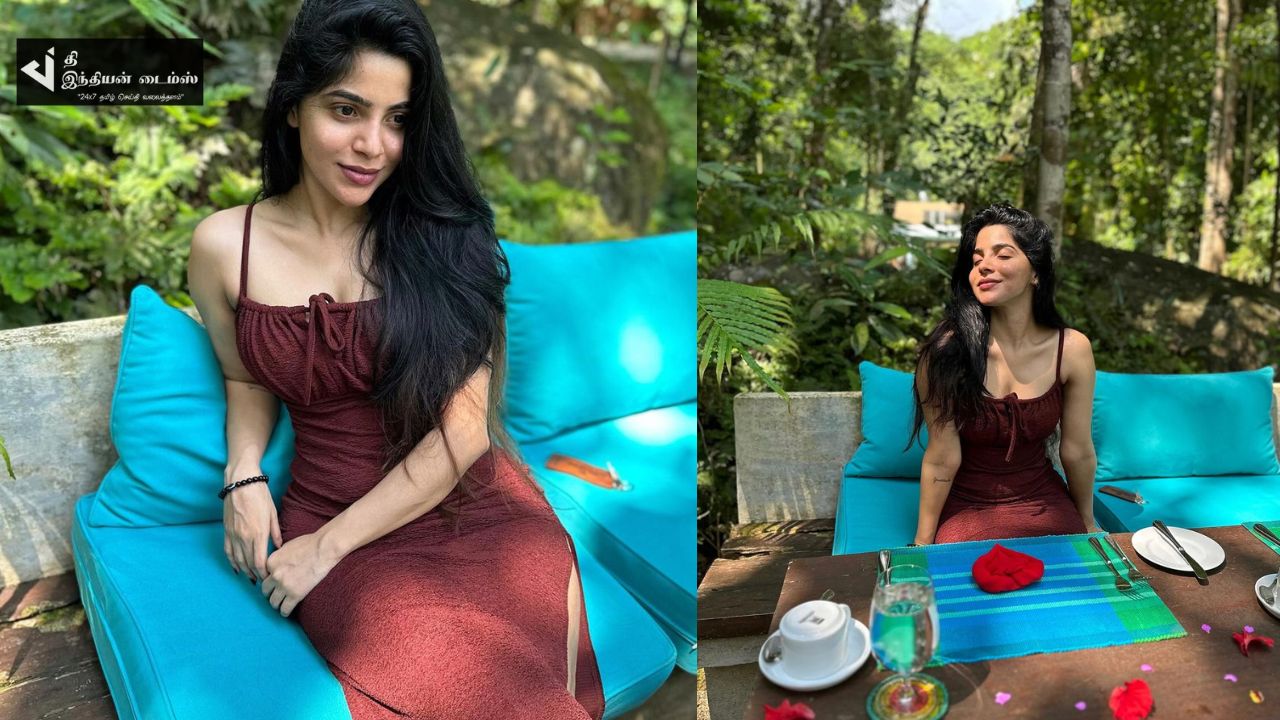 ஸ்ரீலங்காவில் நடிகை திவ்யபாரதியின் விடுமுறை கொண்டாட்ட புகைப்படங்கள்