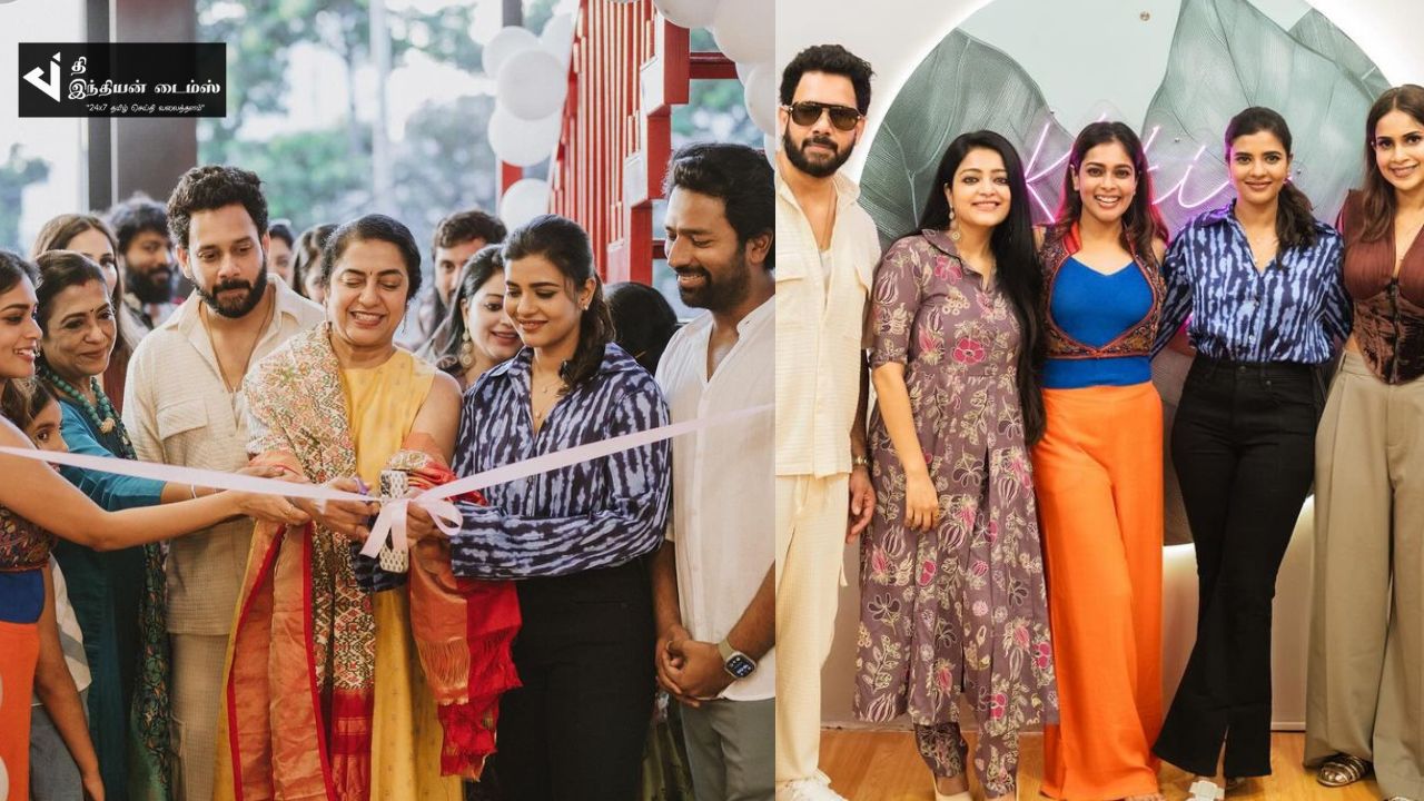 நடிகர் சாந்தனுவின் புதிய DANCE STUDIO-ஐ திறந்துவைத்த சுஹாசினி