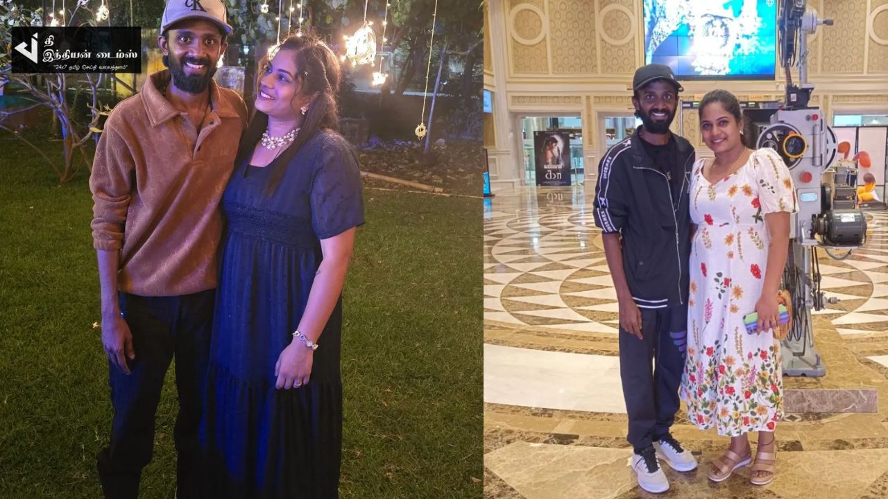 காதல் மனைவி உடன் விஜய் டிவி KPY தீனா புகைப்படங்கள்