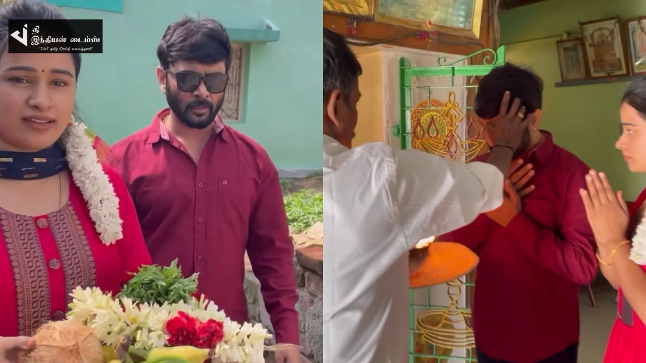 குலதெய்வம் கோவிலில் மனமுருகி வழிபட்ட சினேகன் கன்னிகா