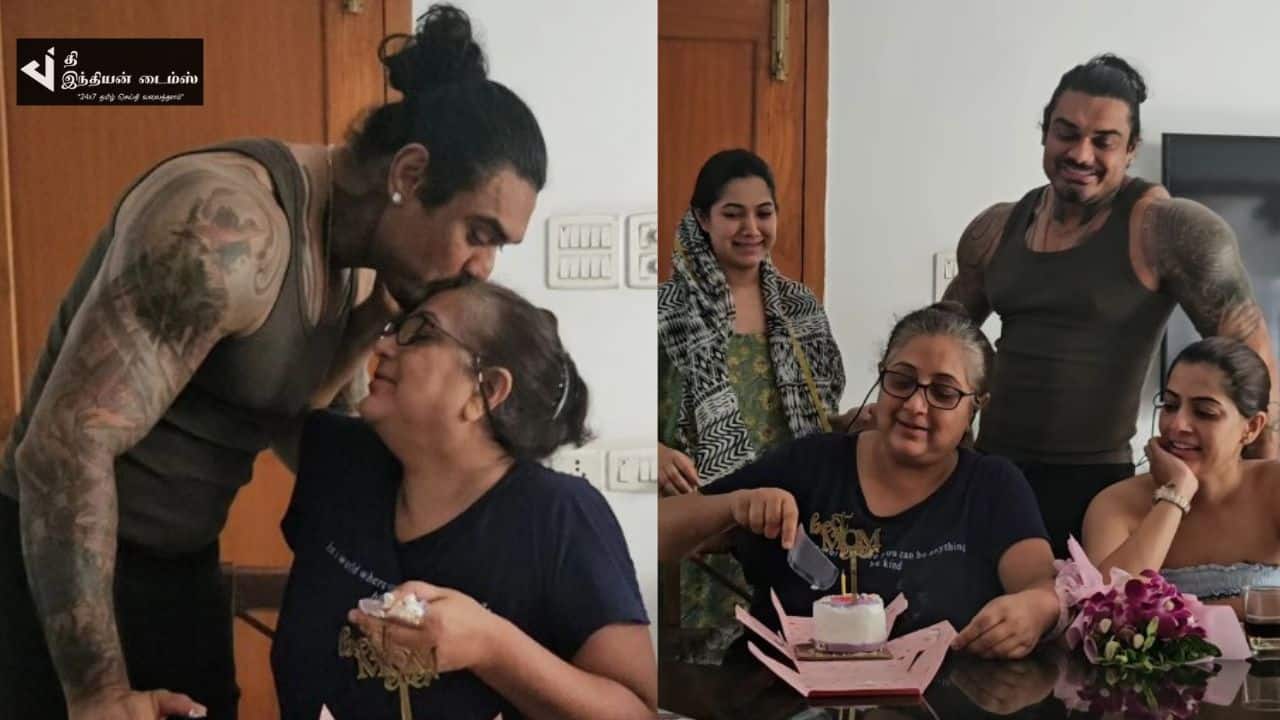 நீங்களும் அம்மாதான்.. வரலக்ஷ்மி அம்மாவிற்கு அன்னையர் தினம் கொண்டாடிய மருமகன்