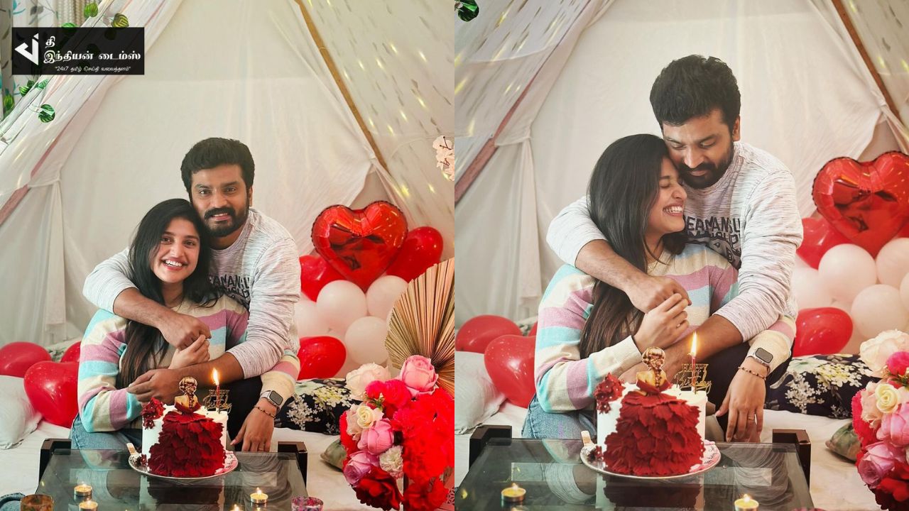 ஷ்ரேயாவின் பிறந்தநாளை பிரம்மாண்டமாக கொண்டாடிய சித்து