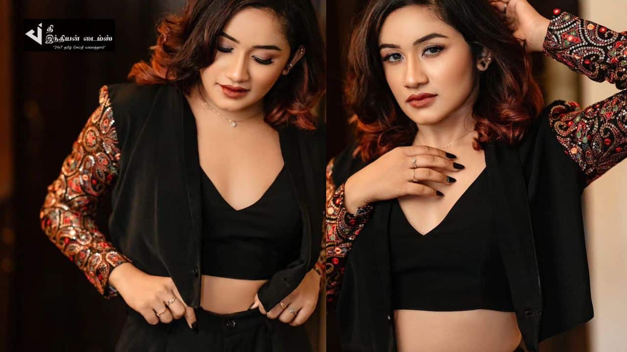 கிளாமரில் பட்டையை கிளப்பும் விஜய்டிவி ரவீனா தாஹா