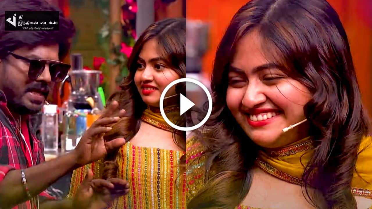 சமையல்ல உனக்கு கொஞ்சமாவது இருக்கா அக்கறை… ஜோயாவை கலாய்த்த தங்கதுரை… cook with comali promo