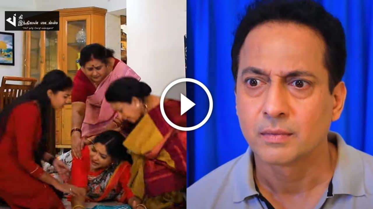 தவறி விழுந்ததில் ராதிகா கரு கலைந்தது.. பலியை தூக்கி ஈஸ்வரி மேல் போட்ட ராதிகா… பாக்கியலட்சுமி ப்ரோமோ