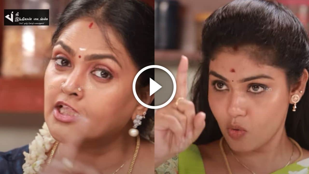 தங்கமயில் என் இடத்தை புடிச்சிட்டாளே.. சும்மா விடமாட்டேன்.. மருமகளுடன் திட்டமிடும் கோமதி… பாண்டியன் ஸ்டோர்ஸ் ப்ரோமோ