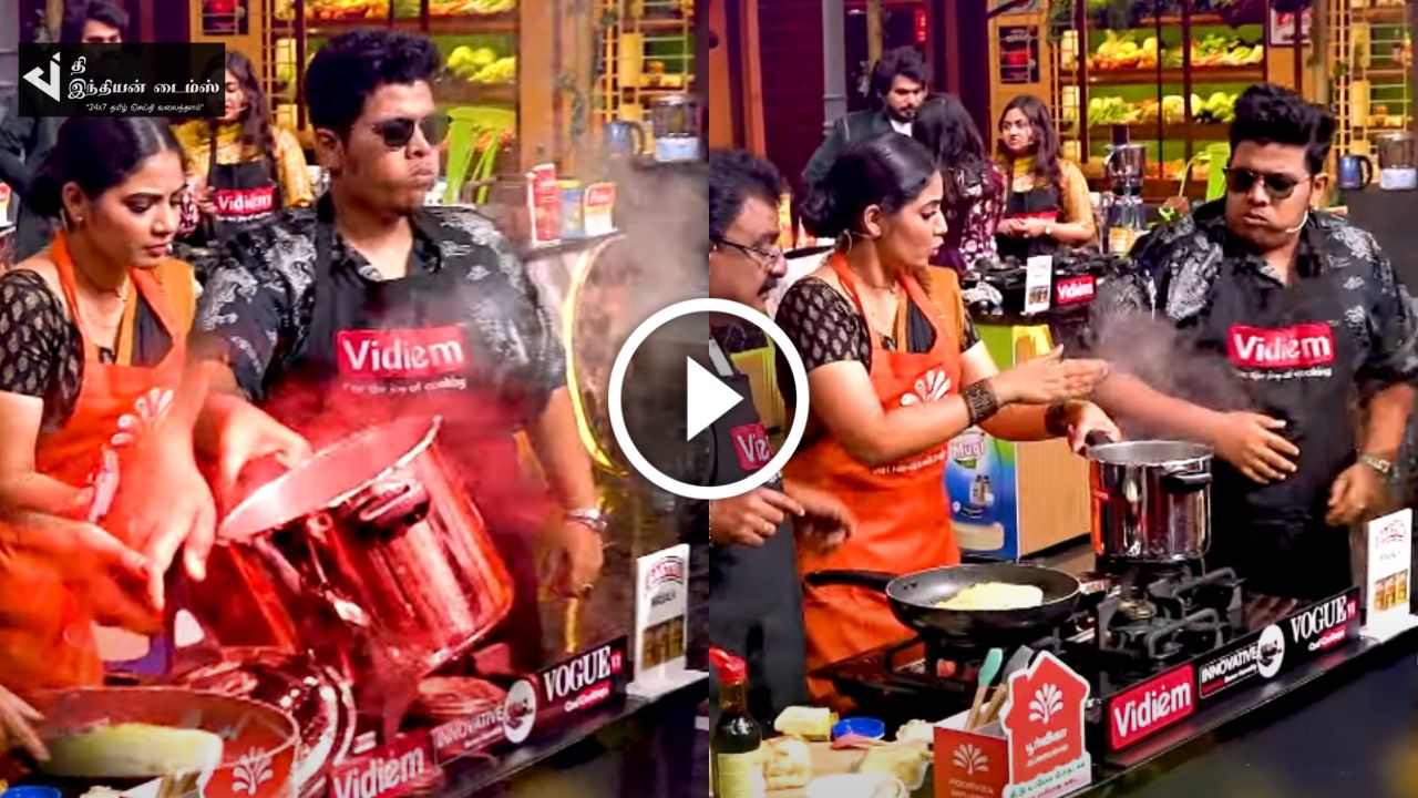 IRFAN-க்கு சூடு வைத்த அன்ஷிதா.. கலகலப்பான Cook With Comali promo