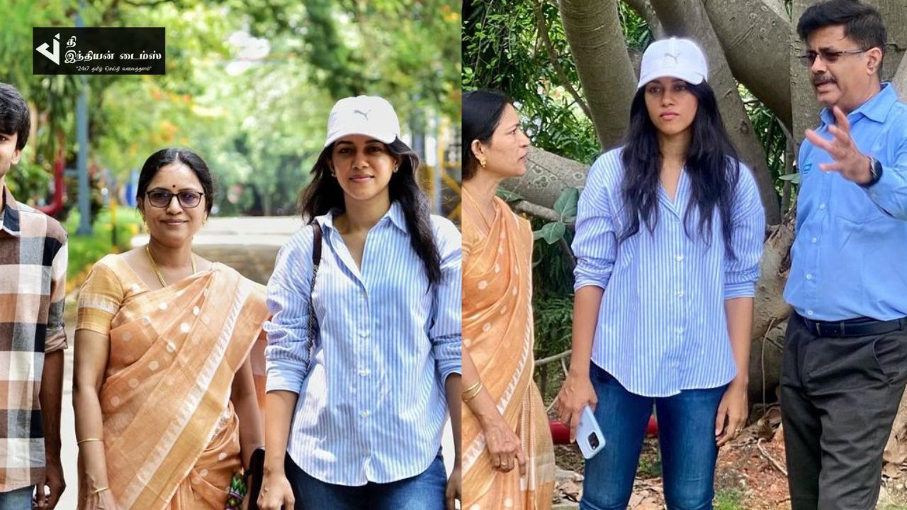 குடும்பத்துடன் WEEKEND-ஐ கொண்டாடிய நடிகை மிர்னாலினி ரவி