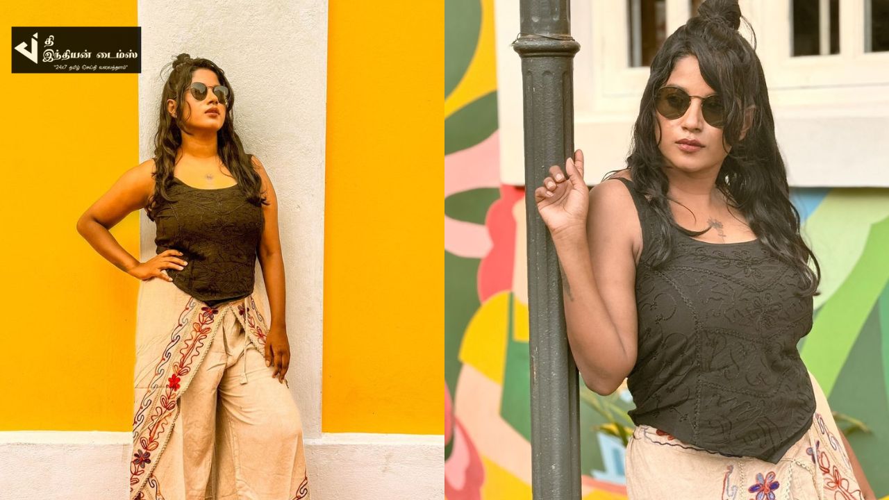 மிரட்டலான லுக்கில் பாண்டிச்சேரியில் பட்டையை கிளப்பும் சுந்தரி சீரியல் நாயகி கேபிரியல்