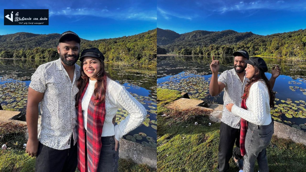 காதல் மனைவியுடன் WEEKEND-ஐ கொண்டாடும்  யுடியூபர் எருமசானி விஜய்
