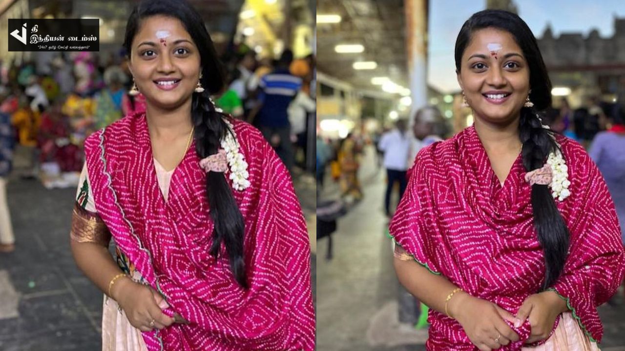 திருச்செந்தூர் கோவில் வந்த சிறகடிகை ஆசை கதாநாயகி மீனா