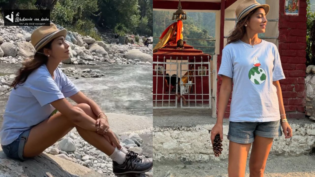 விடுமுறையை கொண்டாடும் நடிகை ஷ்ரேயா