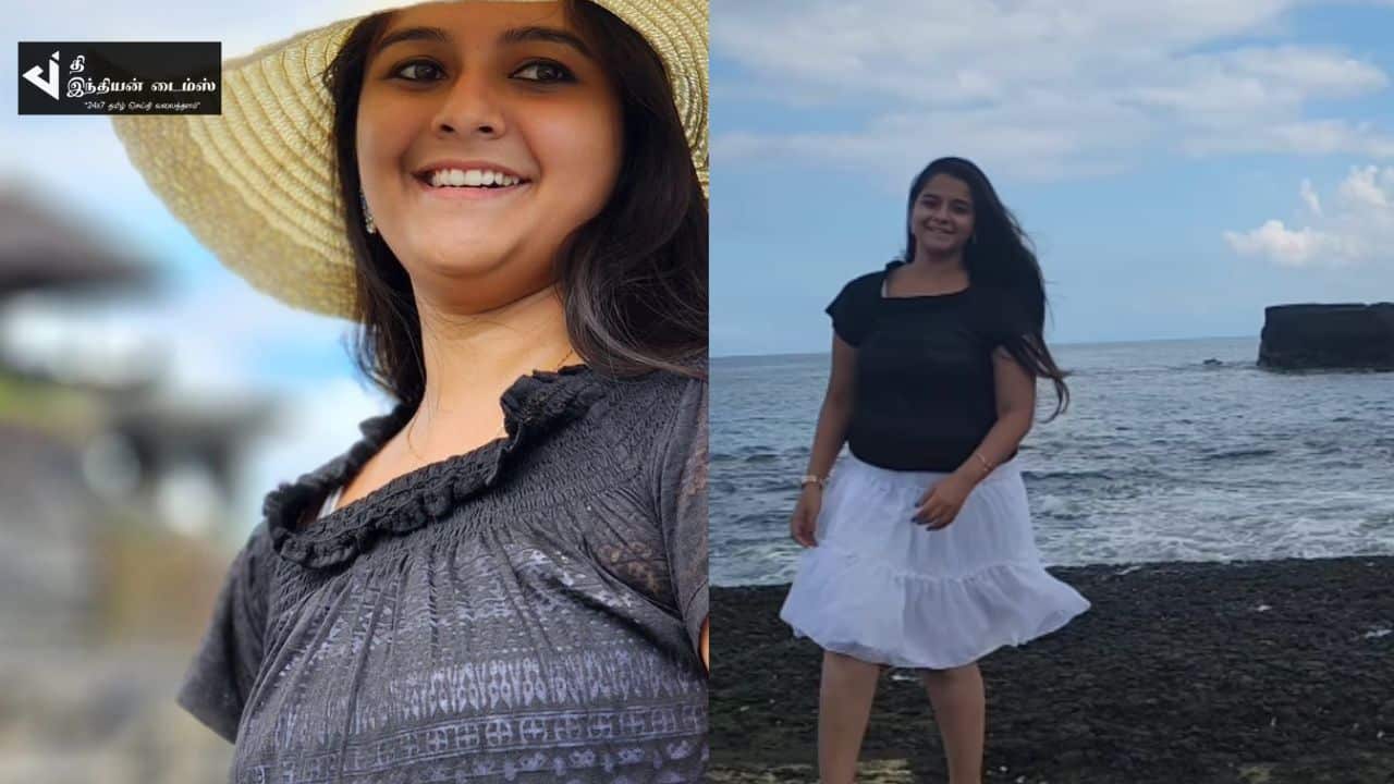 பாலி நாட்டில் நண்பர்களுடன் எதிர்நீச்சல் சீரியல் நந்தினி