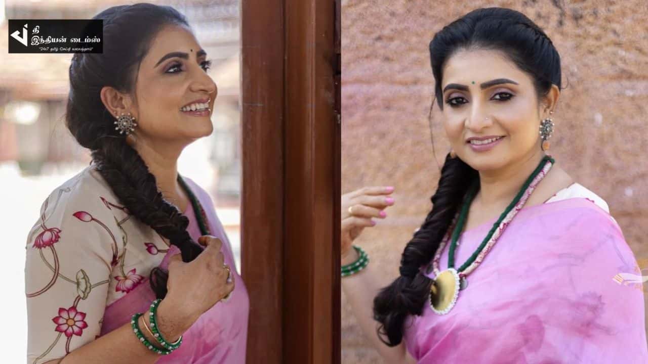 சேலையில் செம்ம கியூட்டாக இருக்கும் பாண்டியன் ஸ்டோர்ஸ் சுஜிதா தனுஷ்