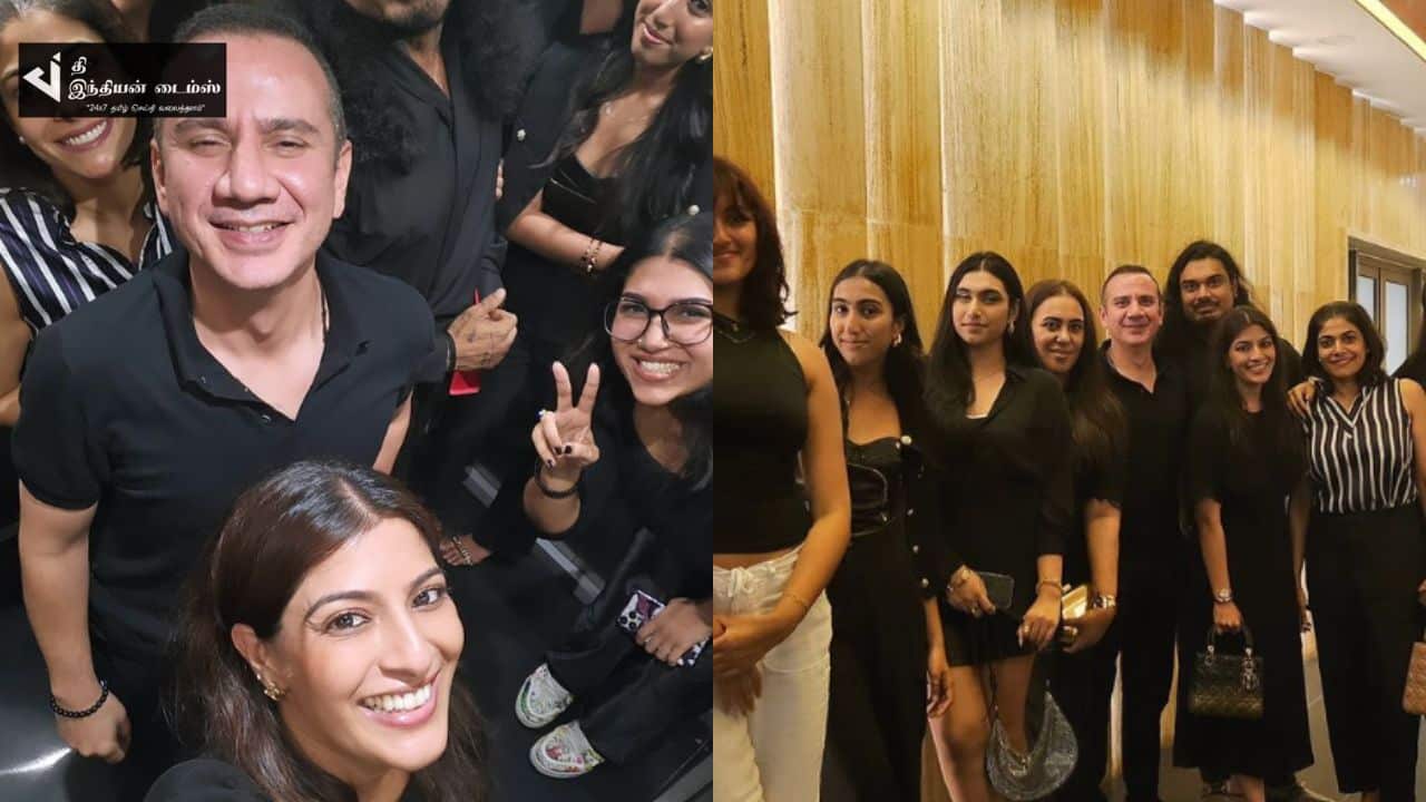 நண்பர்களுக்கு திருமணத்திற்காக பேச்சுலர் பார்ட்டி கொடுத்த நடிகை வரலக்ஷ்மி சரத்குமார்