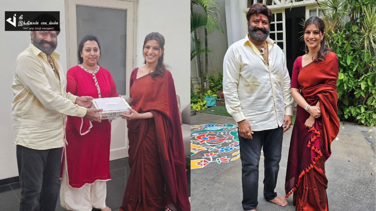 நடிகர் பாலையா வீட்டிற்கே நேரில் சென்று தனது திருமணத்திற்கு அழைத்த வரலக்ஷ்மி சரத்குமார்