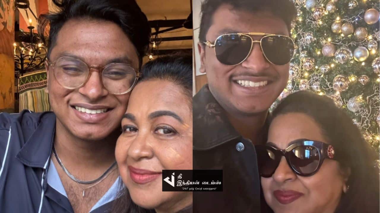 ராதிகா சரத்குமார் மகனா இது? அடேங்கப்பா நல்ல வளர்ந்துட்டாரே.. வைரலாகும் வீடியோ