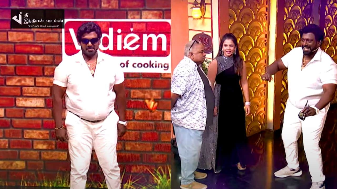 புதிய கோமாளியாக வந்த ரோபோ சங்கர்… கொண்டாட்டத்தில் கோமாளிகள்… Cook with comali promo 2