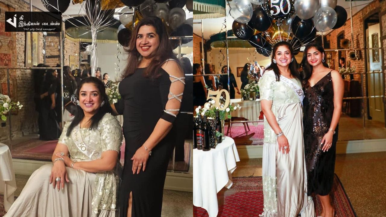 நடிகர் விஜயகுமார் மகள் அனிதாவின் 50வது பிறந்தநாள் கொண்டாட்டம்