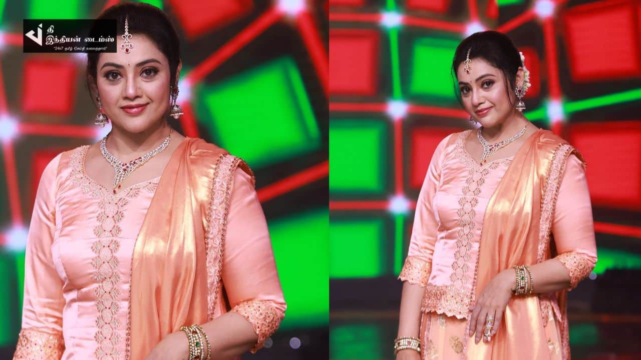 அழகூரில் பூத்தவளே… அழகில் ரசிகர்களை மிரட்டும் நடிகை மீனா