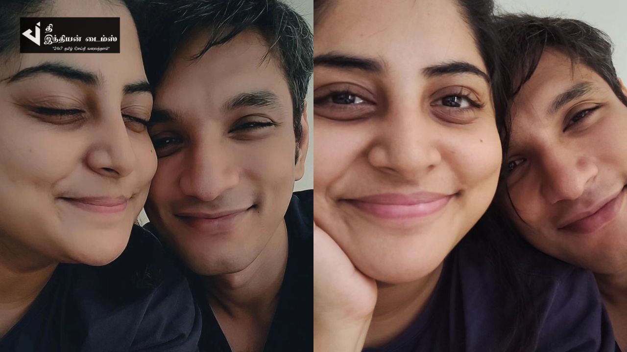நடிகை மஞ்சிமா மோகன் உடன் கவுதம் கார்த்திக் வெளியிட்ட கியூட்டான புகைப்படங்கள்
