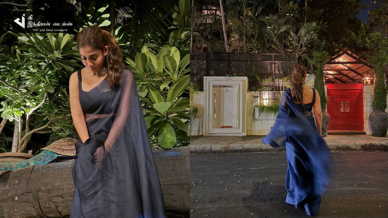 தனது போயஸ் கார்டன் இல்லத்தில் நடிகை நயன்தாரா எடுத்துக்கொண்ட அழகிய புகைப்படங்கள்