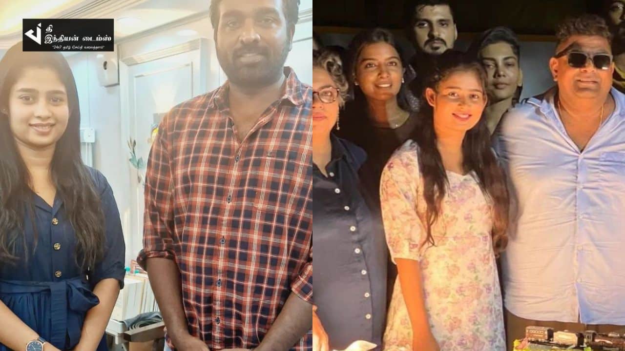 BIGGBOSS ஜனனி மிஸ்கின் இயக்கத்தில் விஜய் சேதுபதி உடன் நடிக்கும் TRAIN பட நிறைவு விழா