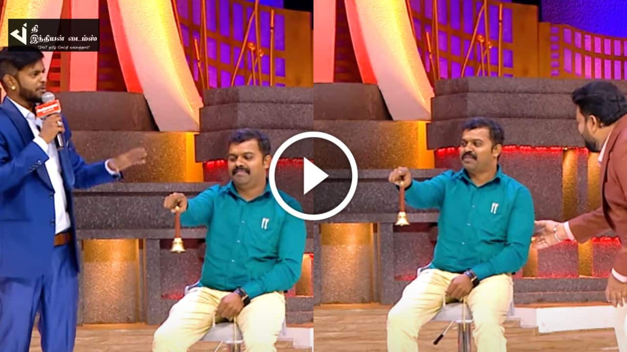 நீயா நானா செட்டில் பேயை இறக்கிய மேஜிக் மேன்.. தானாக அடித்த மணி.. நீயா நானா ப்ரோமோ