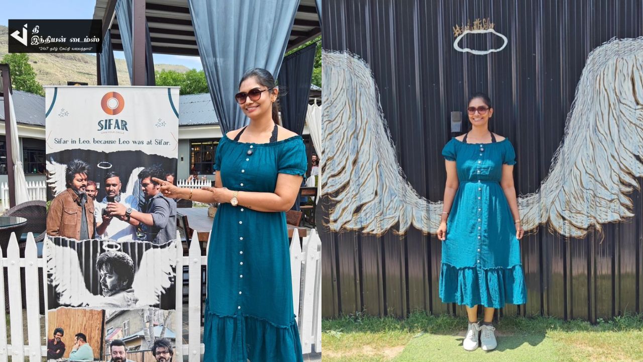 காஷ்மீரில் லியோ விஜயின் ஓட்டலுக்கு சென்ற பாண்டவர் இல்லம் சீரியல் ரேவதி