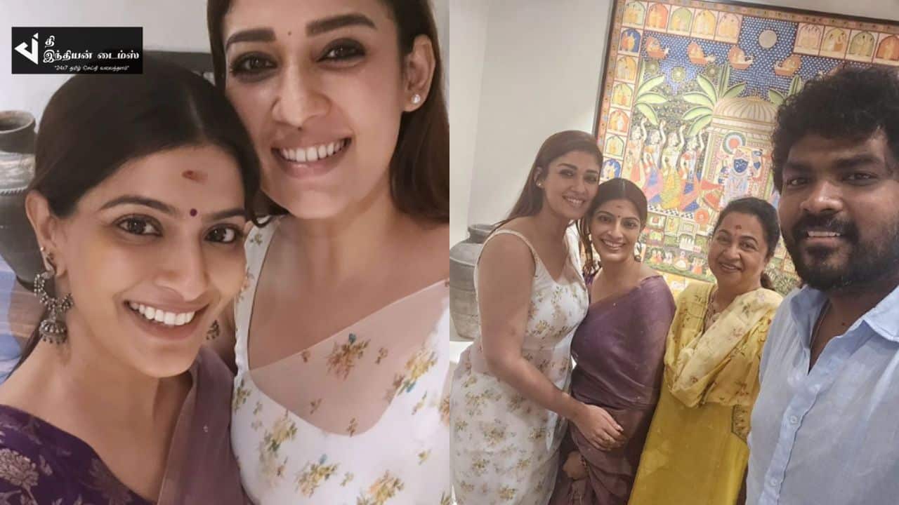 நயன்தாரா வீட்டிற்கு திருமண அழைப்பிதழ் வைத்த நடிகை வரலக்ஷ்மி சரத்குமார்