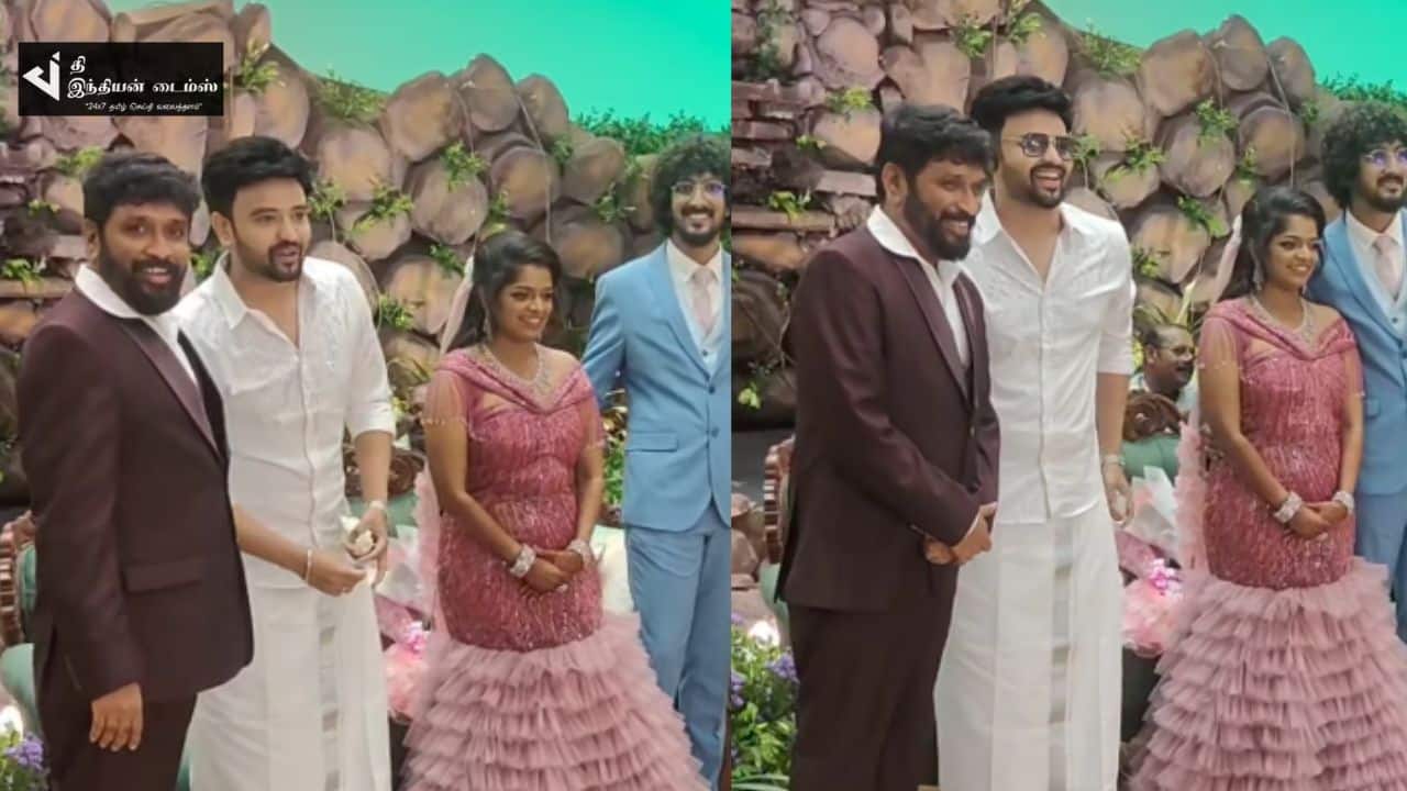 பிரம்மாண்டமாக நடைபெற்ற எதிர்நீச்சல் சீரியல் இயக்குனர் திருச்செல்வம் மகள் திருமணம்