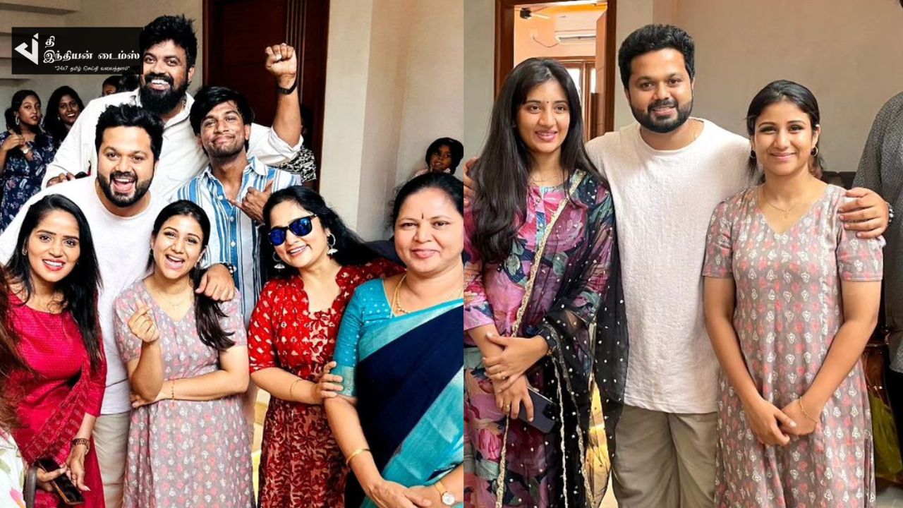 நடிகை ஆல்யா மானசா சஞ்சீவ் வீட்டு கிரஹப்ரவேசத்தில் கலந்துகொண்ட நட்சத்திரங்கள்