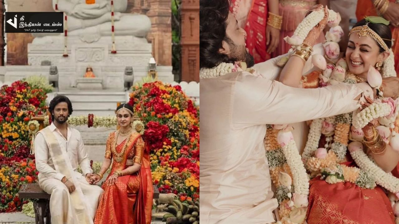 நடிகர் தம்பி ராமையா மகன் உமாபதி திருமணம் கோலாகலம்