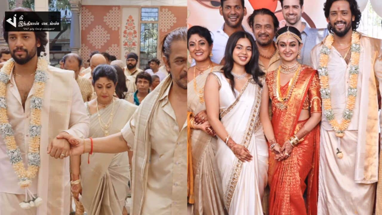 நடிகர் அர்ஜுன் மகள் ஐஸ்வர்யா திருமண புதிய புகைப்படங்கள்