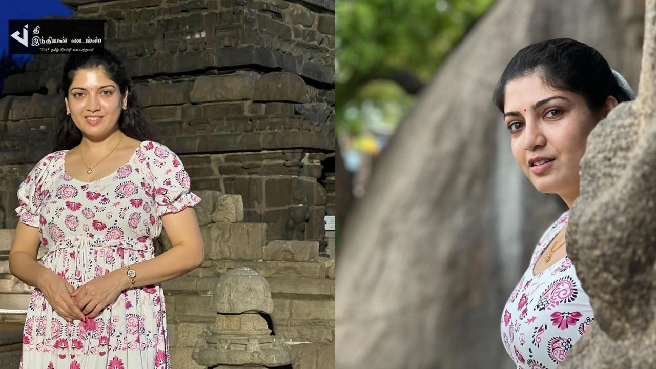 மகாபலிபுரத்தில் WEEKEND-ஐ கொண்டாடும் பாண்டவர் இல்லம் சீரியல் நாயகி கண்மணி