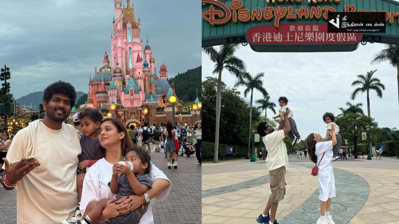 மகன்களுடன் DISNEYLAND சென்ற நயன்தாரா மற்றும் விக்கி
